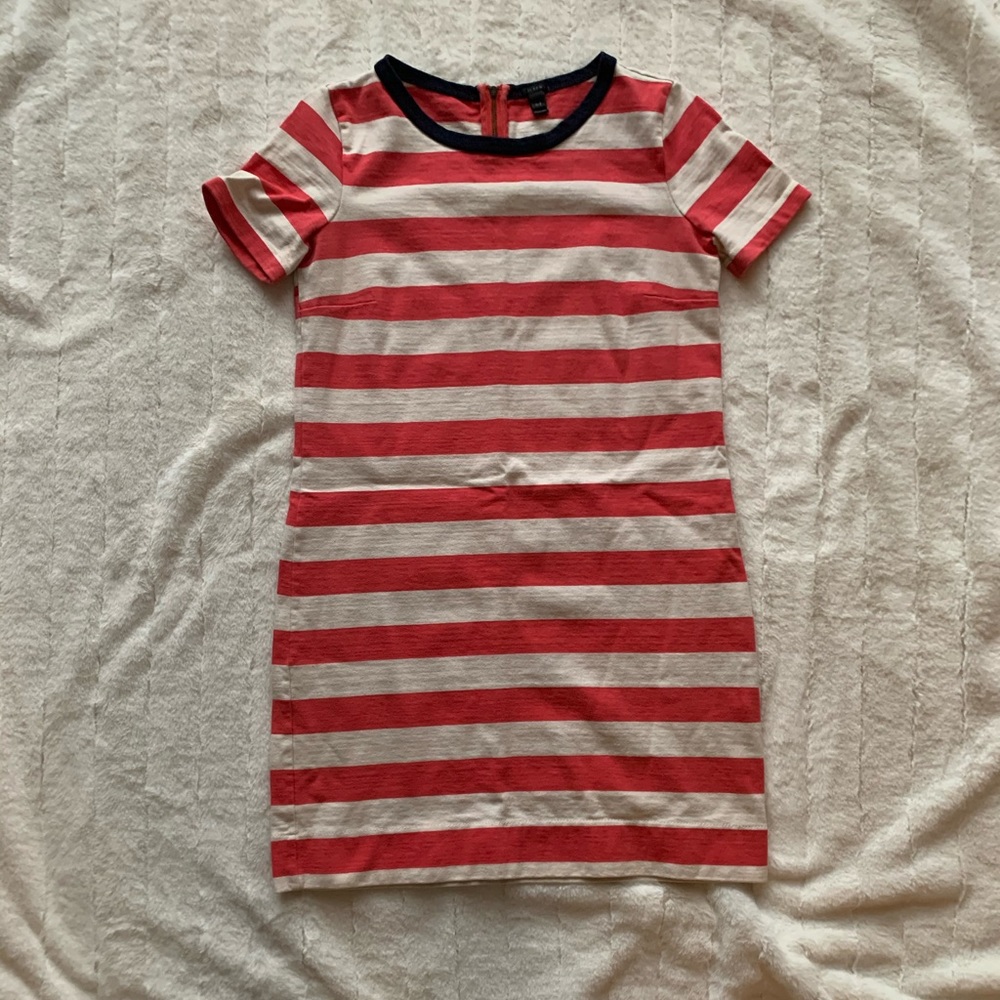 J Crew Rugby Striped T-Shirt Dress Size XXS